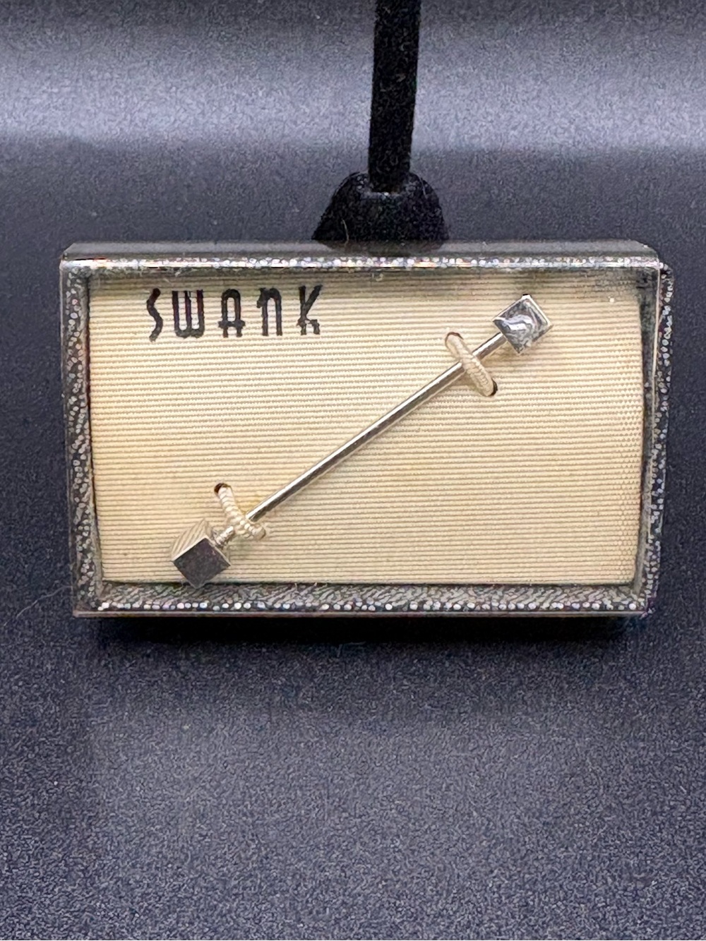 Vtg SWANK Tie Bar IOB